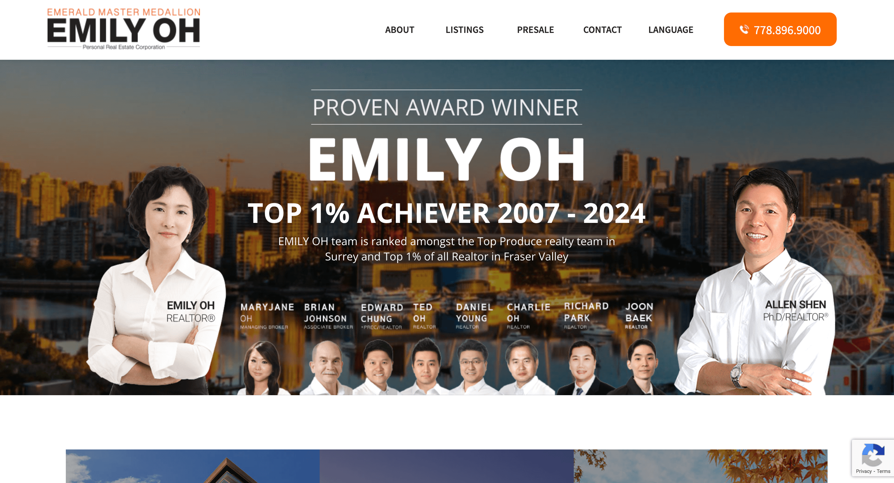 Emily Realtor Website